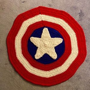 Hand Crafted Crocheted Kids Super Hero Blanket